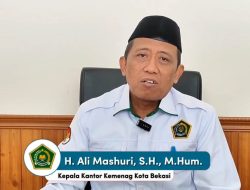 H. Ali Mashuri S.H, M.Hum ( Kepala Kantor Kemenag Kota Bekasi ) : Apresiasi Setinggi-tingginya Atas Dedikasi Dan Pengabdian Polri