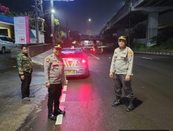 Polsek Bekasi Barat Gelar Patroli Malam Untuk Antisipasi Tawuran Dan Kejahatan Jalanan