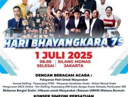 Meriah! Puncak Hari Bhayangkara ke-79 Digelar di Monas, Ada Konser Hingga Layanan Publik Gratis