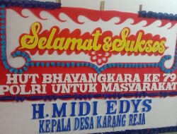 HUT Bhayangkara ke-79, Kades Karangreja H. Midi Edys Tegaskan Dukungan Total kepada Polri  Pengabdian Tanpa Batas Demi Negeri