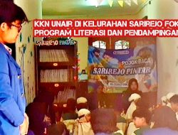KKN Unair di Kelurahan Sarirejo Fokus Utama Program Literasi dan Pendampingan UMKM