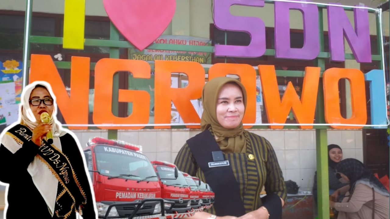 SDN NGROWO 1, Didatangi Tim Pemadam Kebakaran Dalam Rangka Penutupan MPLS