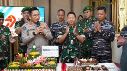 Sinergi TNI-Polri Perkuat Keamanan Ibukota: Kunjungan Korem 052/Wijayakrama, Kodim 0502 JU Dan Kolinlamil di Hari Bhayangkara ke-79