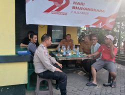 Sinergitas Polri Melaksanakan Kongko Kamtibmas di Wilayah Kelurahan Cimuning