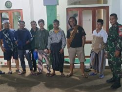 Bhabinkamtibmas dan Babinsa Ciampea Laksanakan Kontrol Ronda Malam