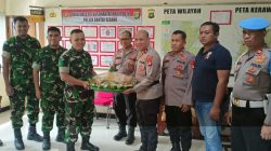 KUNJUNGAN YON ARMED 7 CIKIWUL KE POLSEK BANTARGEBANG DALAM RANGKA HUT BHAYANGKARA KE-79 TAHUN 2025