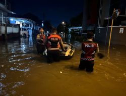POLRES TANGSEL GERAK CEPAT TANGGAPI  BANJIR: POLRI HADIR UNTUK MASYARAKAT