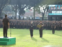 JAM- Was Pimpin Apel Gabungan Kejaksaan Agung Sebagai Konsolidasi Internal Antar Bidang dan Tingkatkan Kedisiplinan Pegawai.