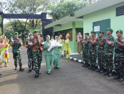 Kodim 0509/Kab. Bekasi Gelar Tradisi Penyambutan Komandan Baru Dan Paripurna Persit