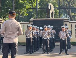 Kapolres Bogor Pimpin Apel Pengecekan Personel Lantas untuk Pengamanan Jalur Puncak di Akhir Pekan