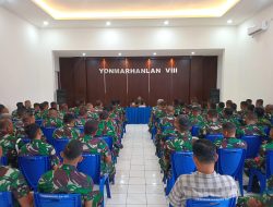 Tingkatkan Disiplin Prajurit Danyonmarhanlan VIII Laksanakan Jam Komandan