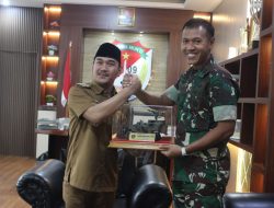 Dandim Baru 0509/Kab. Bekasi Terima Kunjungan Perdana Bupati, Perkuat Sinergi TNI Dan Pemkab