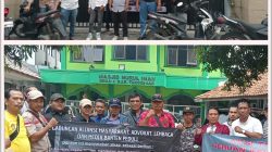Aksi Aliansi Merasa Kecewa atas Kebohongan Kepala Sekolah SMA 4 Cikupa Tangerang Berujung Gembok