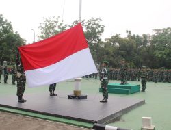 Kodim 0509/Kabupaten Bekasi Gelar Upacara 17-an, Dandim Baru Pimpin Langsung Jalannya Kegiatan