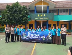Kegiatan Operasi Patuh Jaya 2025 Dan Masa Pengenalan Lingkungan Sekolah, Polres Metro Bekasi Kota Edukasi Keselamatan Lalu Lintas di Al Muhajirin