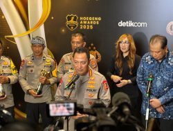 Kapolri Drs. Listyo Sigit Prabowo Tegaskan Komitmen Reformasi dan Pelayanan Terbaik dalam Hoegeng Awards 2025.