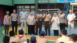 Dalam Rangka Operasi Patuh, Polisi Edukasi Keselamatan Lalu Lintas di SMK Karya Guna Bakti 1