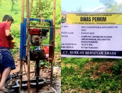 Dinas Perkim Kabupaten Sukabumi Bangun Sumur Bor Di Desa Limusnunggal