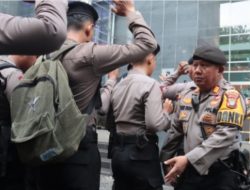 Polri Turunkan 1.108 Personel Amankan Sidang Hasto Kristiyanto, di Dalam Ruang Sidang dan Luar Gedung PN Jakpus.