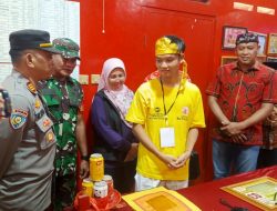 POLSEK RAWALUMBU AMANKAN KIRAB BUDAYA HUT KE-7 KLENTENG BU AN KIONG BEKASI JAYA