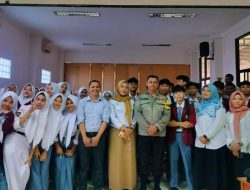 Bhabinkamtibmas Kayuringin Jaya Berikan Penyuluhan Kenakalan Remaja di MA Nurul Huda Bekasi