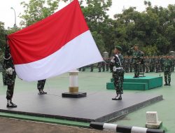 Kodim 0509 Gelar Upacara Pengibaran Bendera Di Komplek Pemda Bekasi, Momentum Perkuat Jiwa Nasionalisme