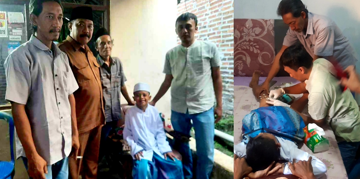 H Afan Faizin Kades Lebaksono Tanggung Biaya Khitan Yatim Piatu dan Keluarga Miskin