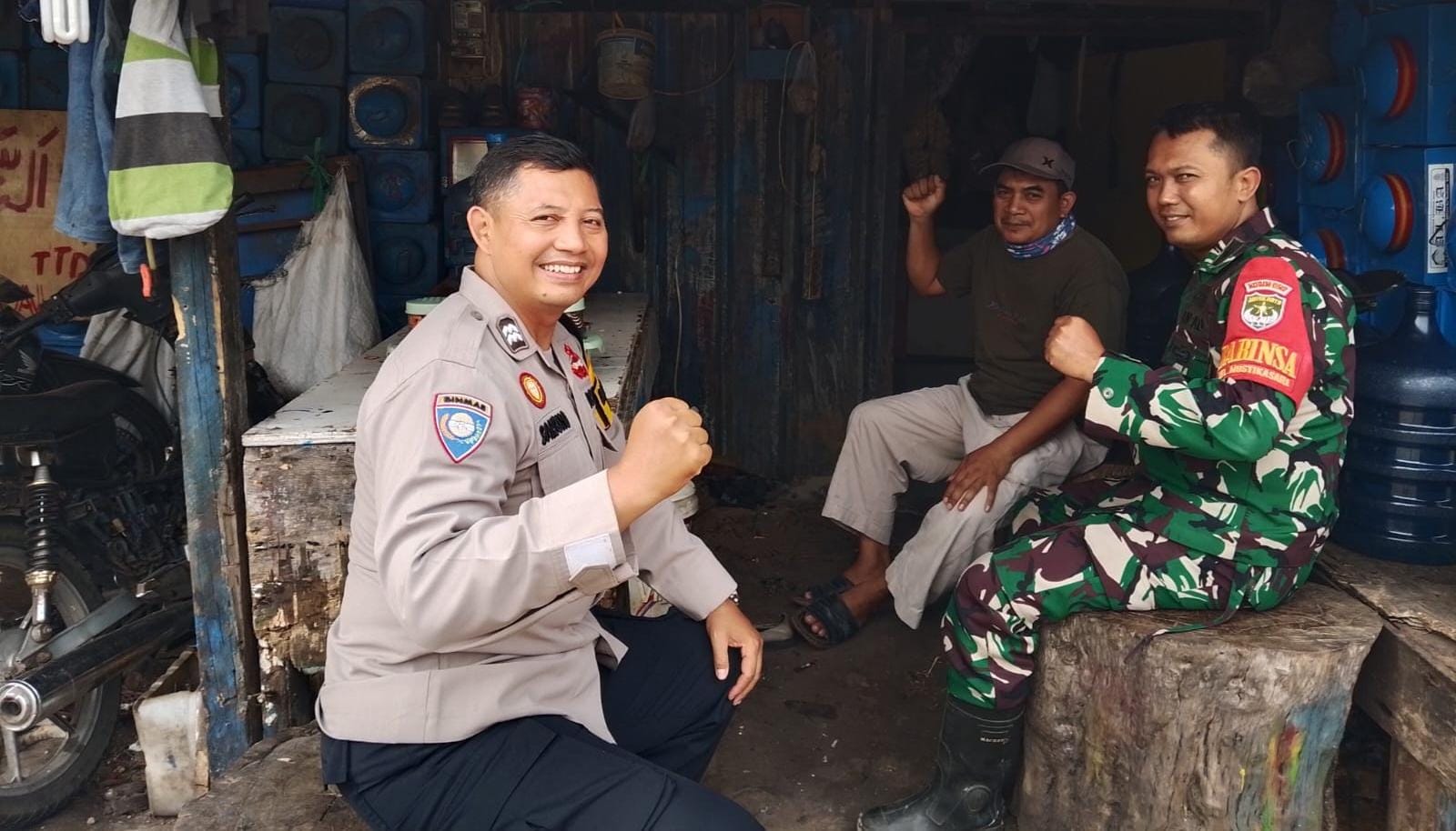 Sinergi TNI–Polri di Mustikasari, Warga Diimbau Waspada Curanmor Dan Penipuan Online