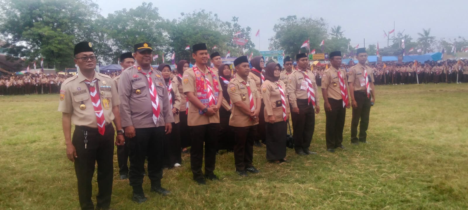 Semarak Hari Pramuka ke-64 Di Pebayuran, Kwarran Gelar Peringatan Dengan Tema Kolaborasi