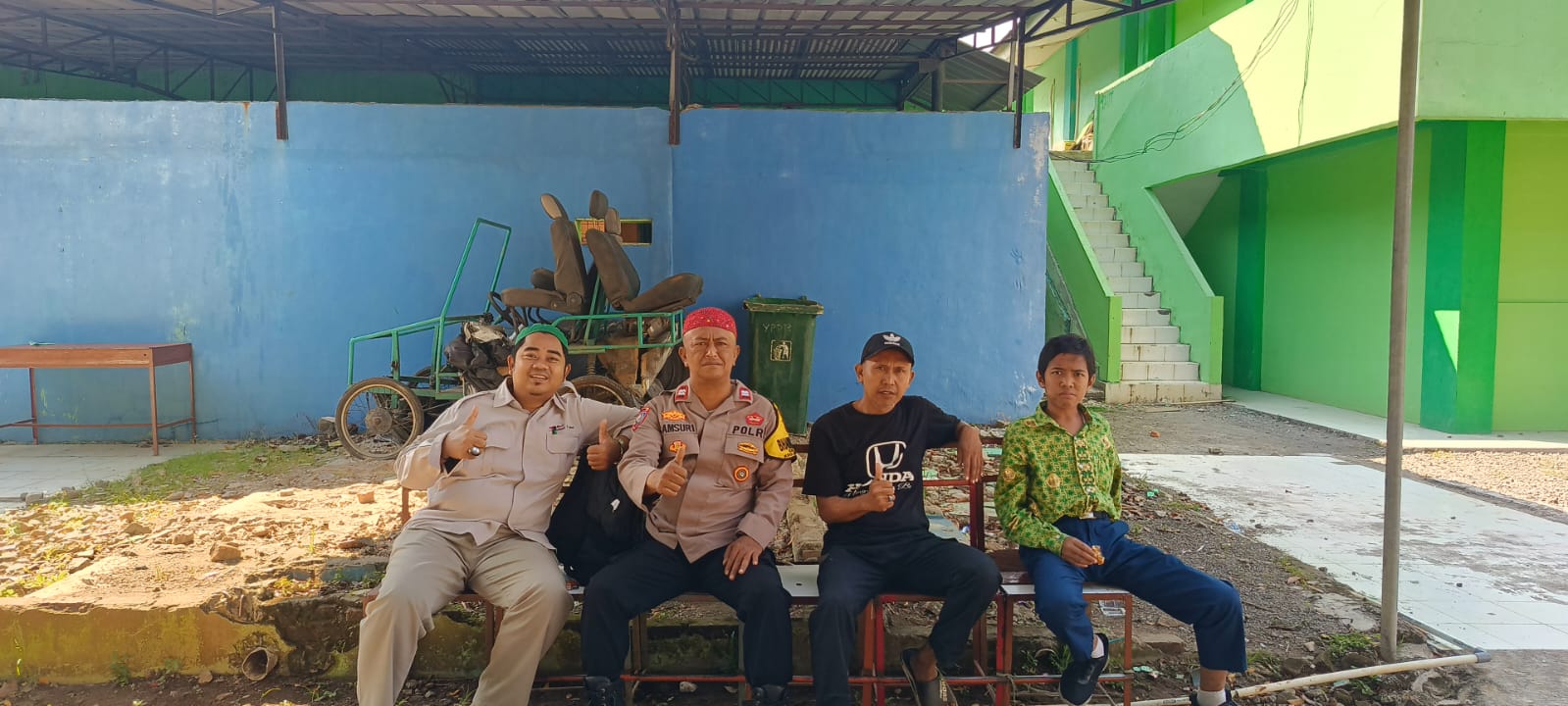 Polisi Sambangi Yayasan Pendidikan Patriot, Ingatkan Pelajar Jaga Keamanan Lingkungan