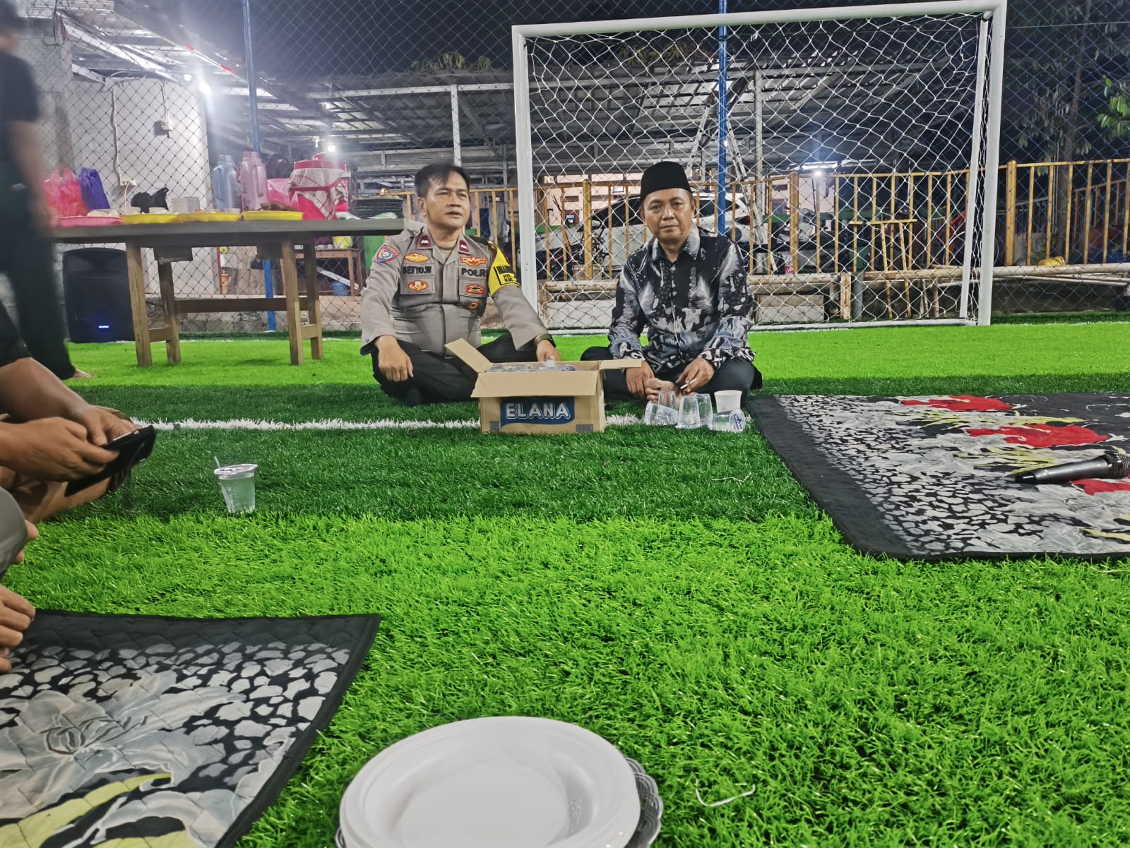 Jalin Silaturahmi, Kapolsubsektor Sumurbatu Hadiri Tasyakuran HUT RI ke-80