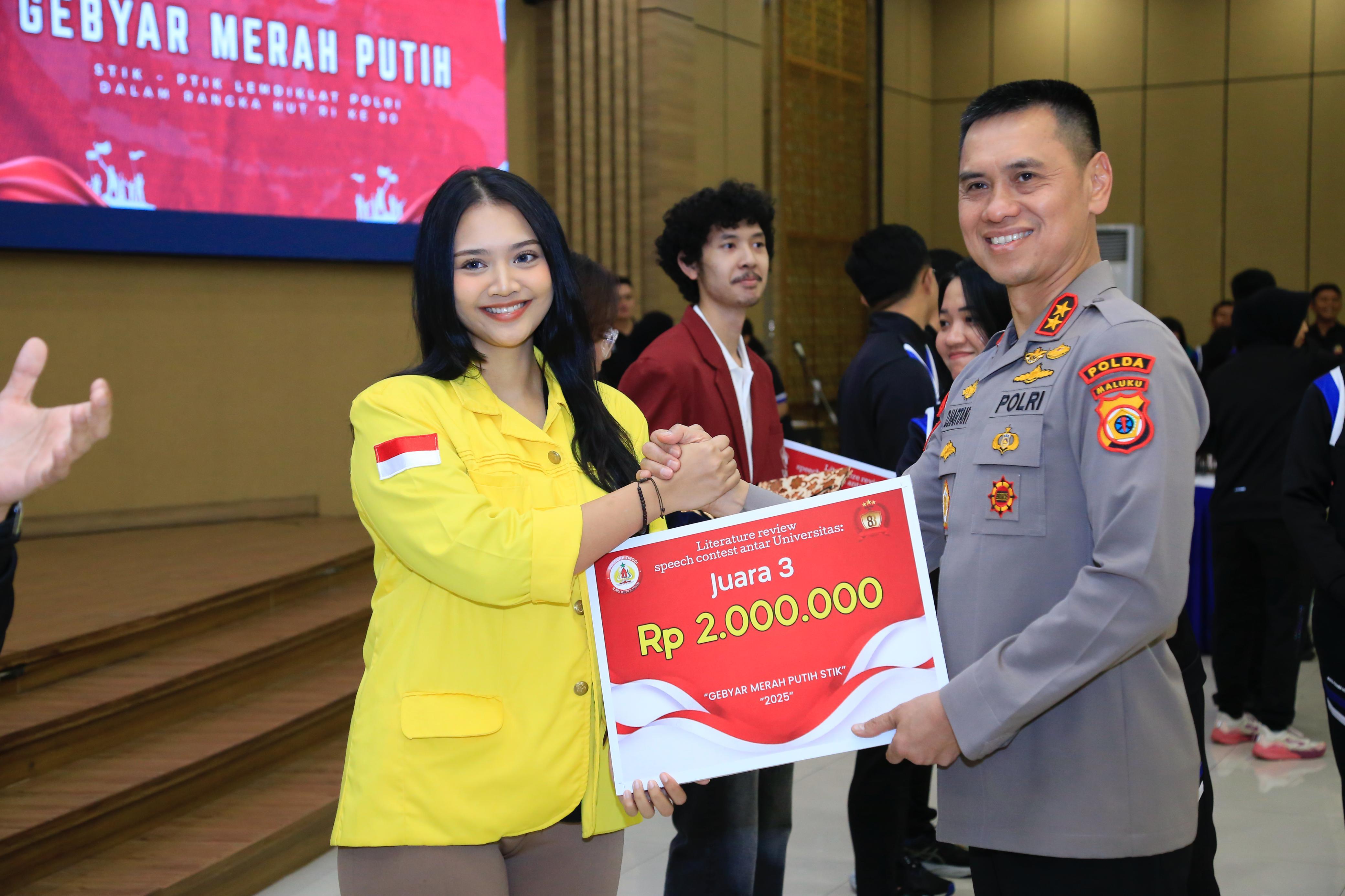STIK-PTIK Akhiri Gebyar Merah Putih HUT RI ke-80 Dengan Penyerahan Hadiah Dan Piagam