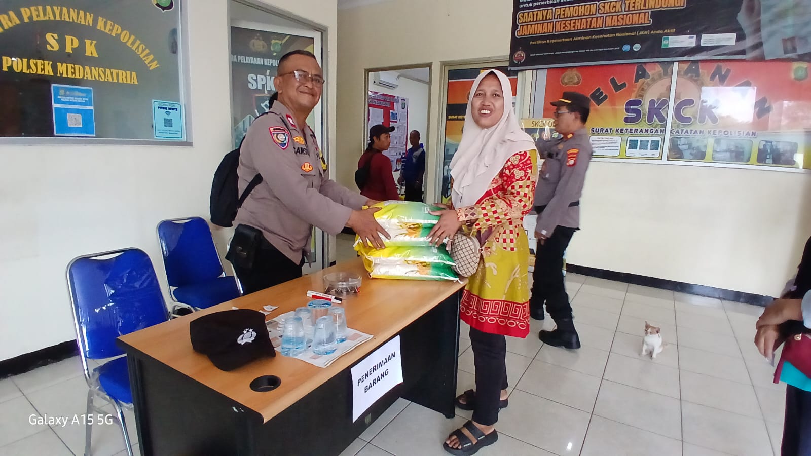 Polsek Medansatria Gelar Gerakan Pangan Murah Untuk Masyarakat