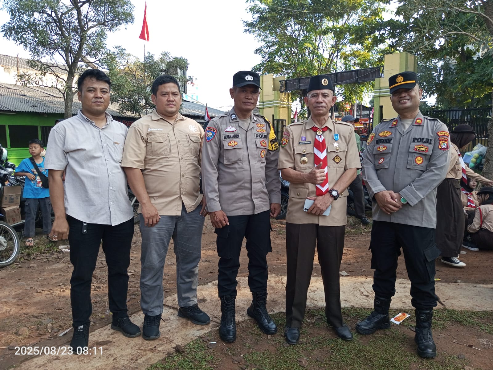 Kapolsek Jatisampurna Hadiri Upacara Hari Pramuka ke-64, Tekankan Peran Generasi Muda Bangun Ketahanan Bangsa