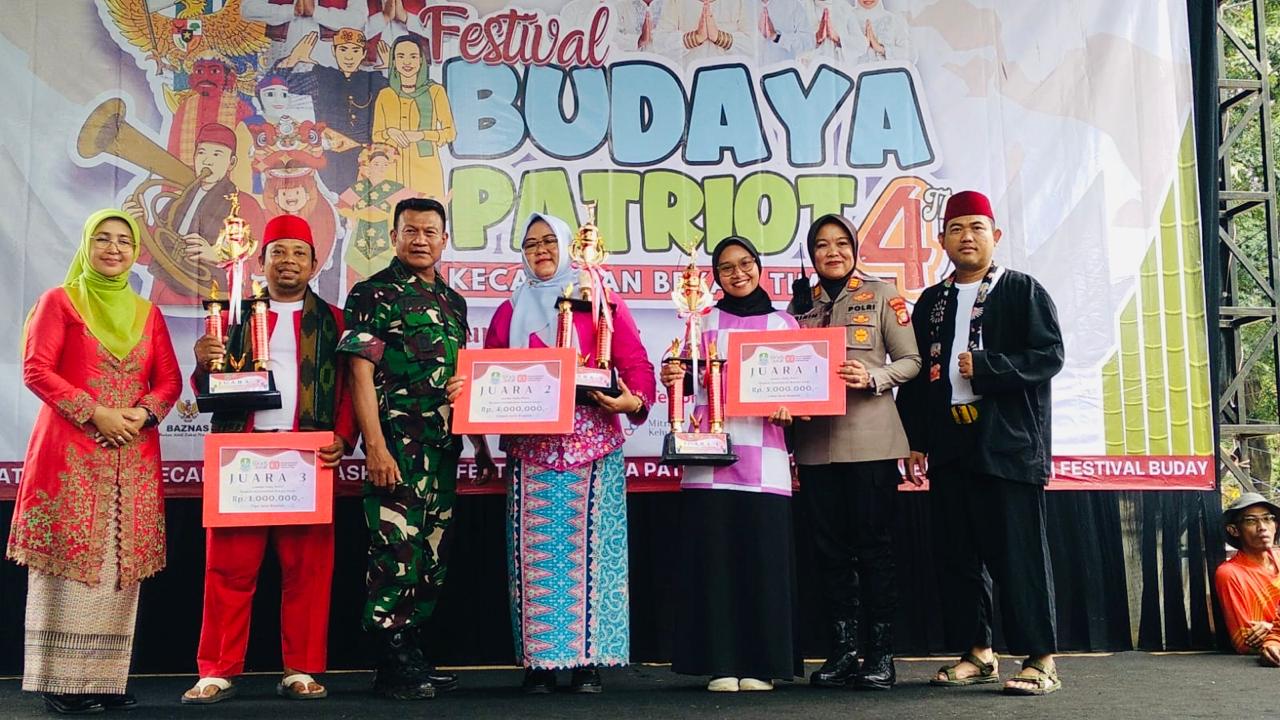 Kapolsek Rawa Lumbu Hadiri Dan Amankan Festival Budaya Patriot Bekasi Timur Jilid 4