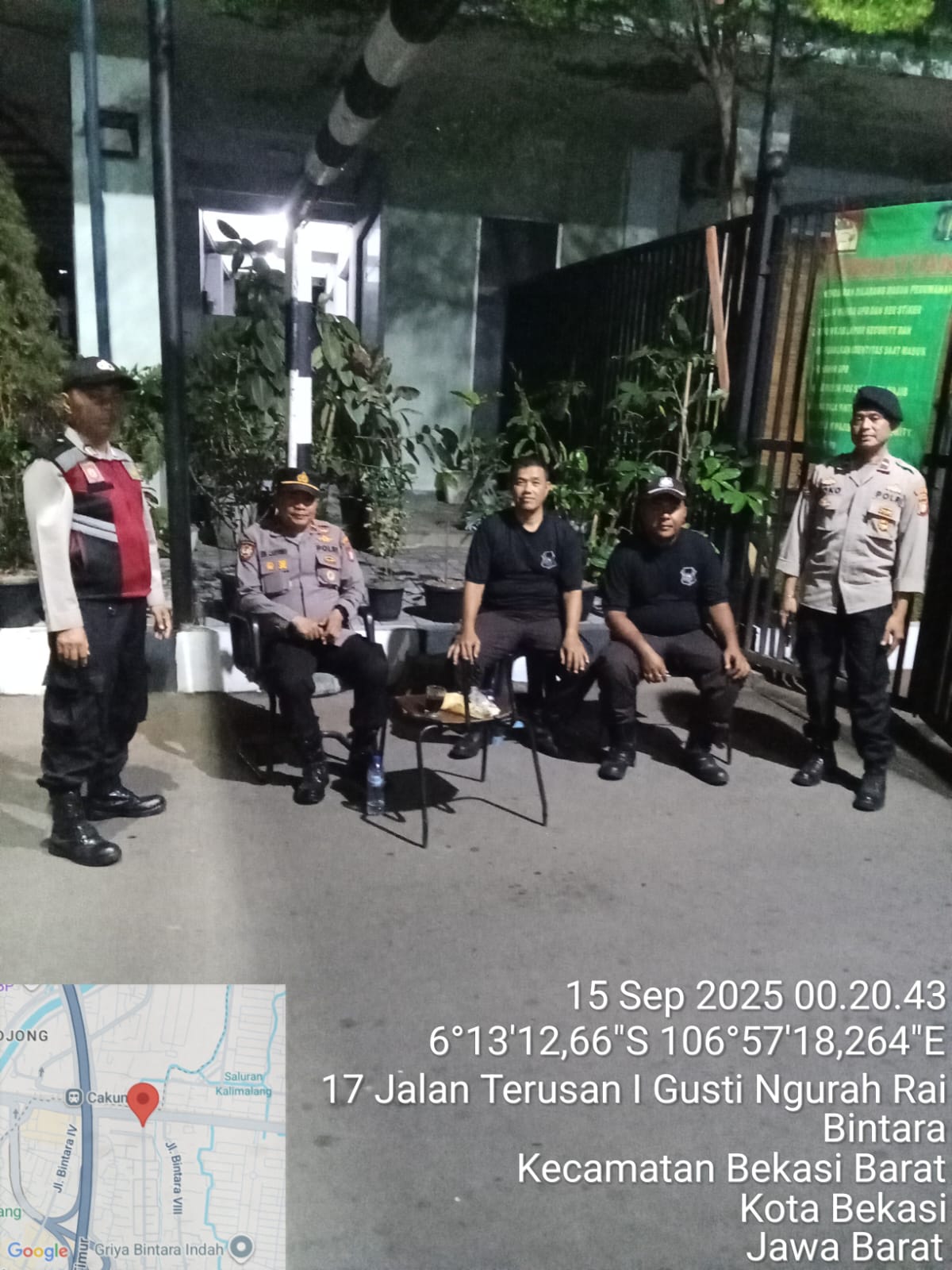 Antisipasi Guantibmas, Polsek Bekasi Barat Gelar Patroli Skala Sedang