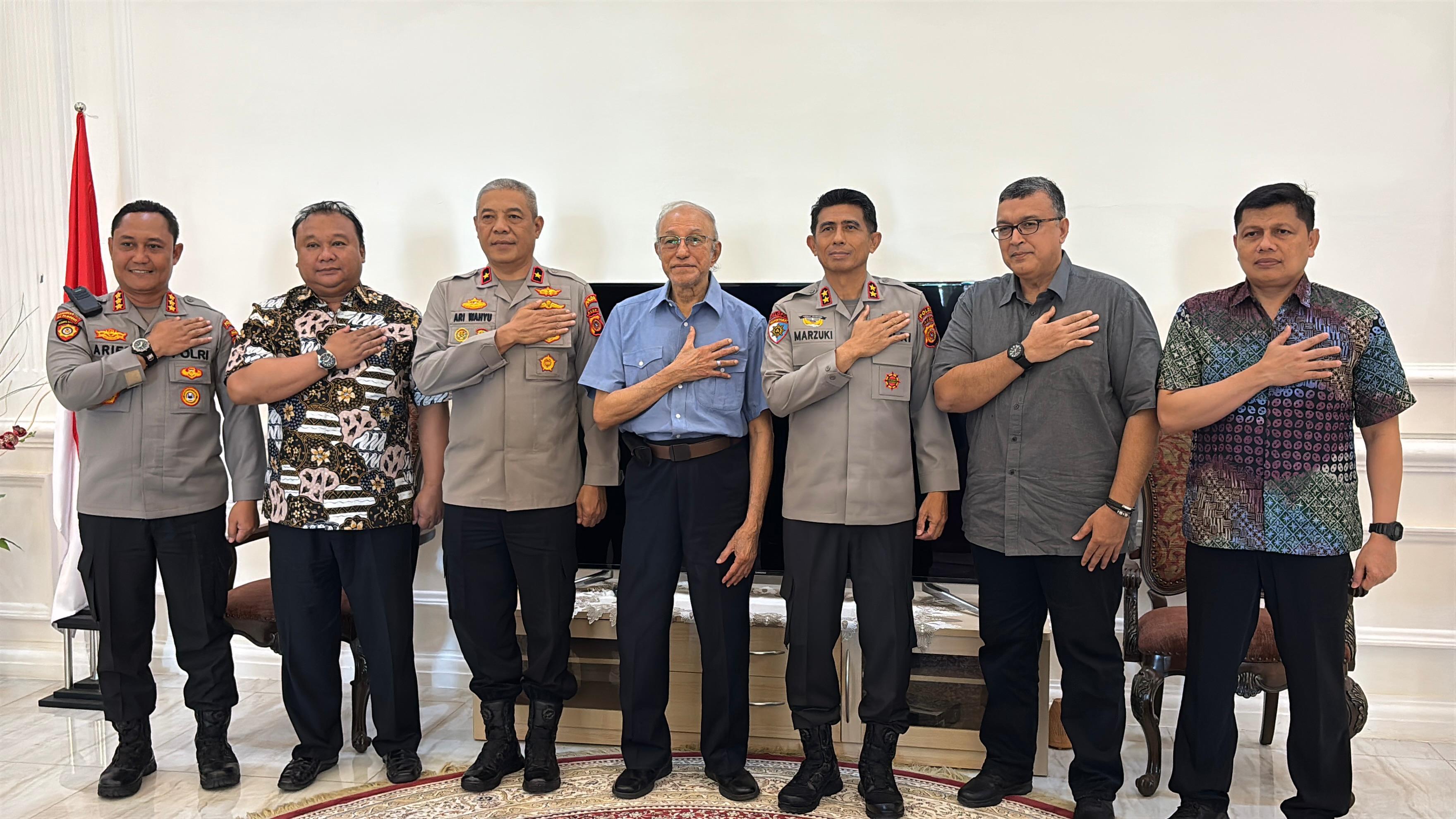 Kapolda Aceh Bersama Wakapolda Gelar Silaturahmi ke Wali Nanggroe.