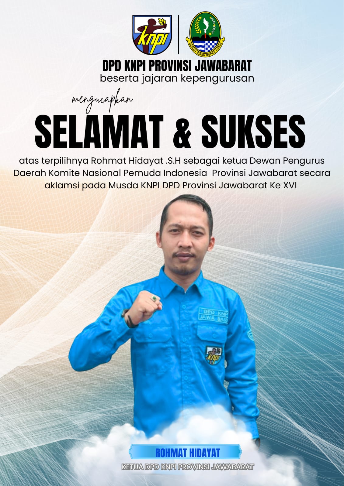 Sejarah Baru KNPI Jawabarat Gelar Pelantikan Disukabumi , Ketua Terpilih : Ini Momentum Terbaik Menuju Kebangkitan Pemuda !!!!