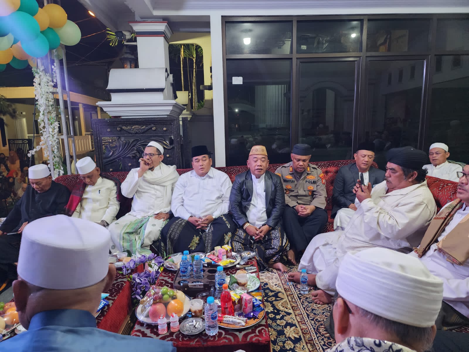 Pererat Silaturahmi, Kapolsek Bekasi Barat Hadiri Maulid Nabi di Perumahan Masnaga