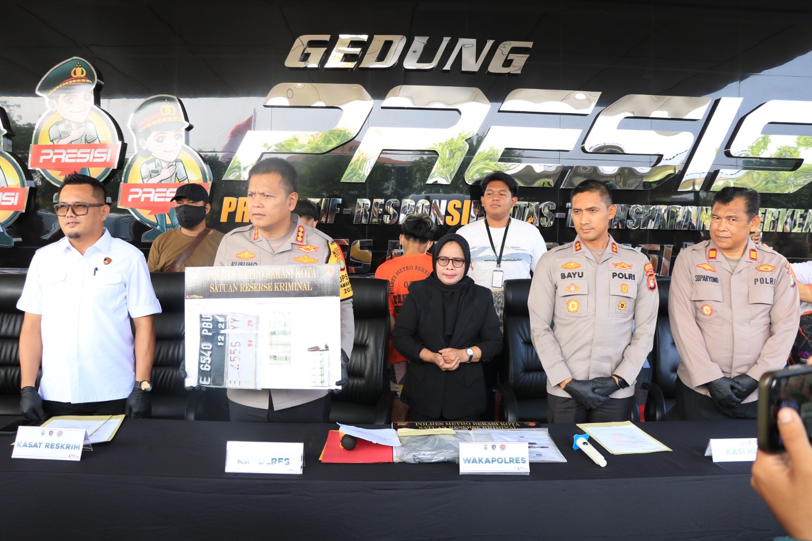 Polres Metro Bekasi Kota Tangkap Dua Pelaku Curanmor, Panik Saat Alarm Motor Berbunyi