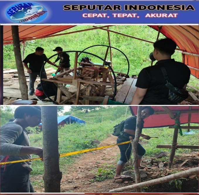 Polisi Gerebek Lokasi Tambang Emas Ilegal di Gowa, Para Pekerja Kabur Tinggalkan Peralatan