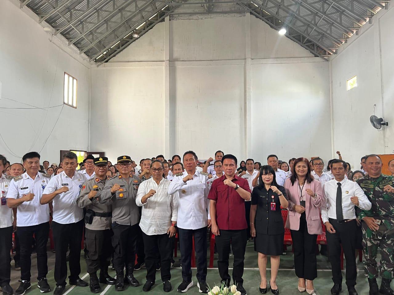 Densus 88 AT Polri Gelar Sosialisasi Kamtibmas Dan Pencegahan Paham IRET di Kab. Minahasa Selatan