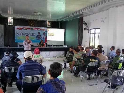 Satgas TMMD ke-126 Gelar Sosialisasi Siskamling Di Desa Nagacipta, Warga Diajak Aktif Jaga Lingkungan