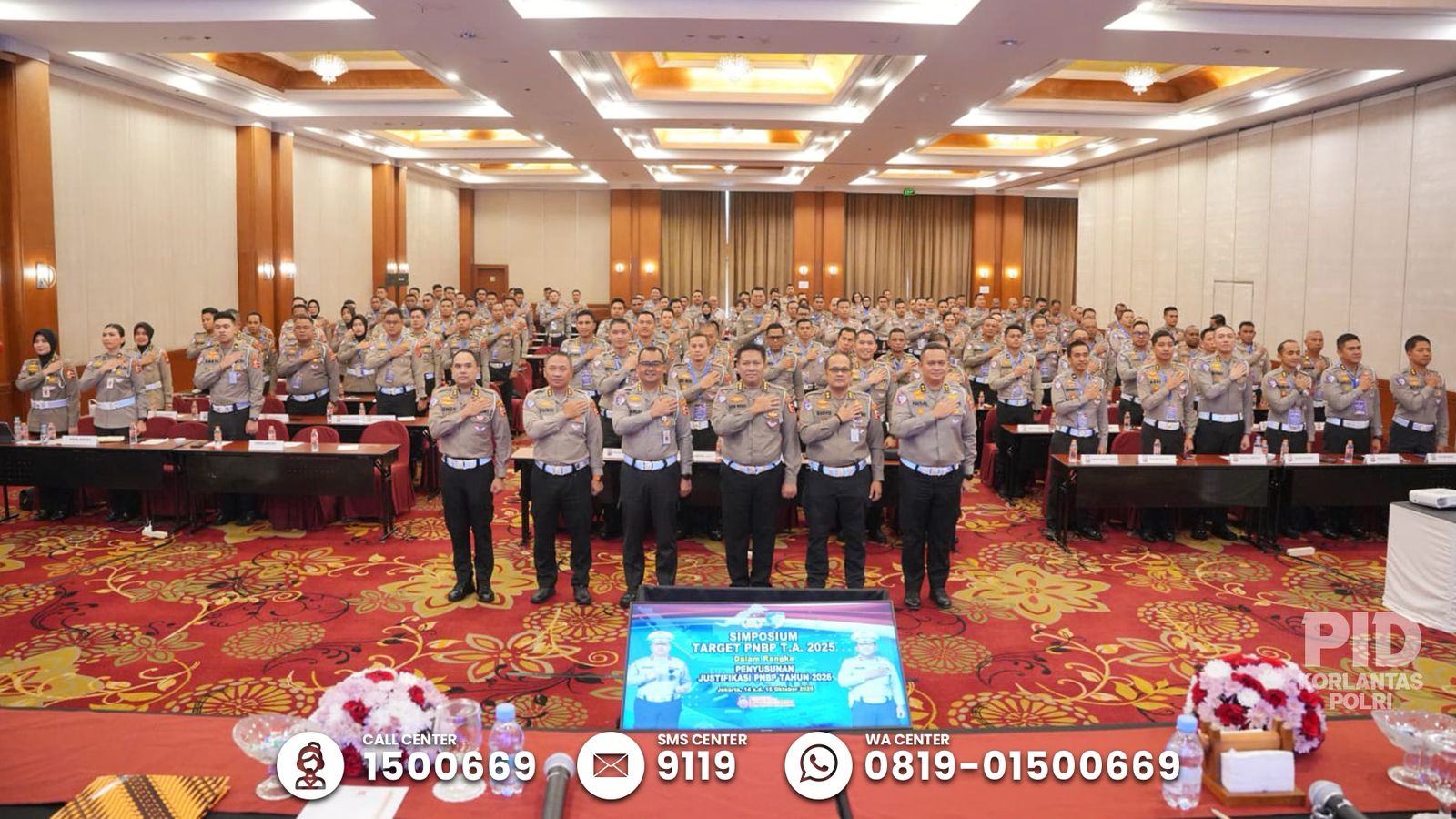 Korlantas Polri Gelar Simposium Target PNBP 2025, Dorong Layanan Publik Yang Inovatif & Terintegrasi