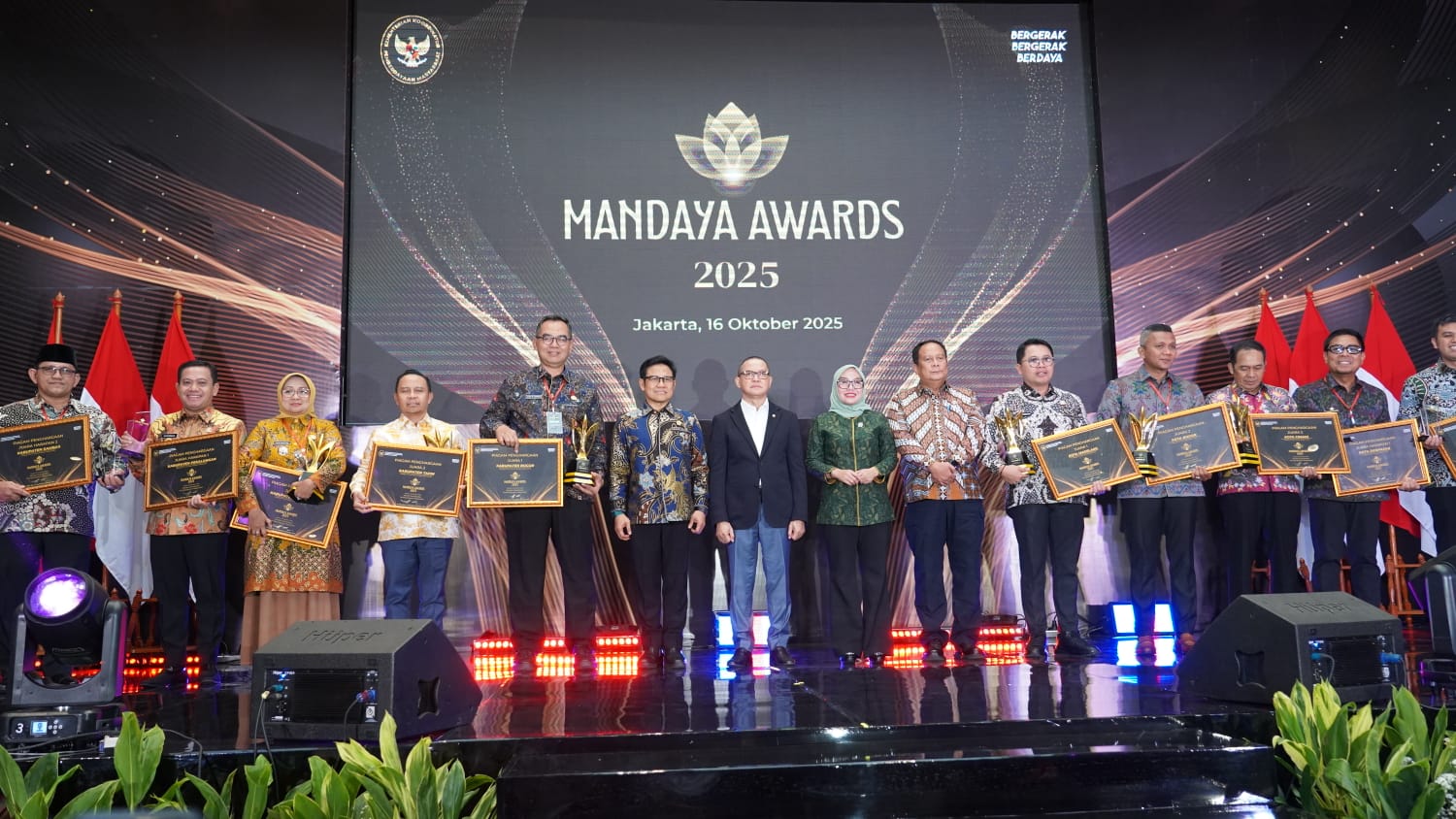 Pemerintah Kabupaten Bogor Raih Juara 1 Mandaya Awards 2025