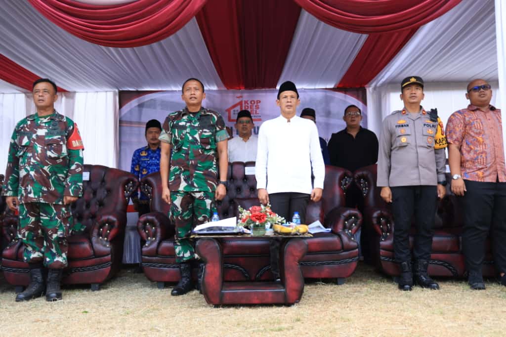 Jaro Ade Hadiri Ground Breaking Kopdes Merah Putih di Desa Waru