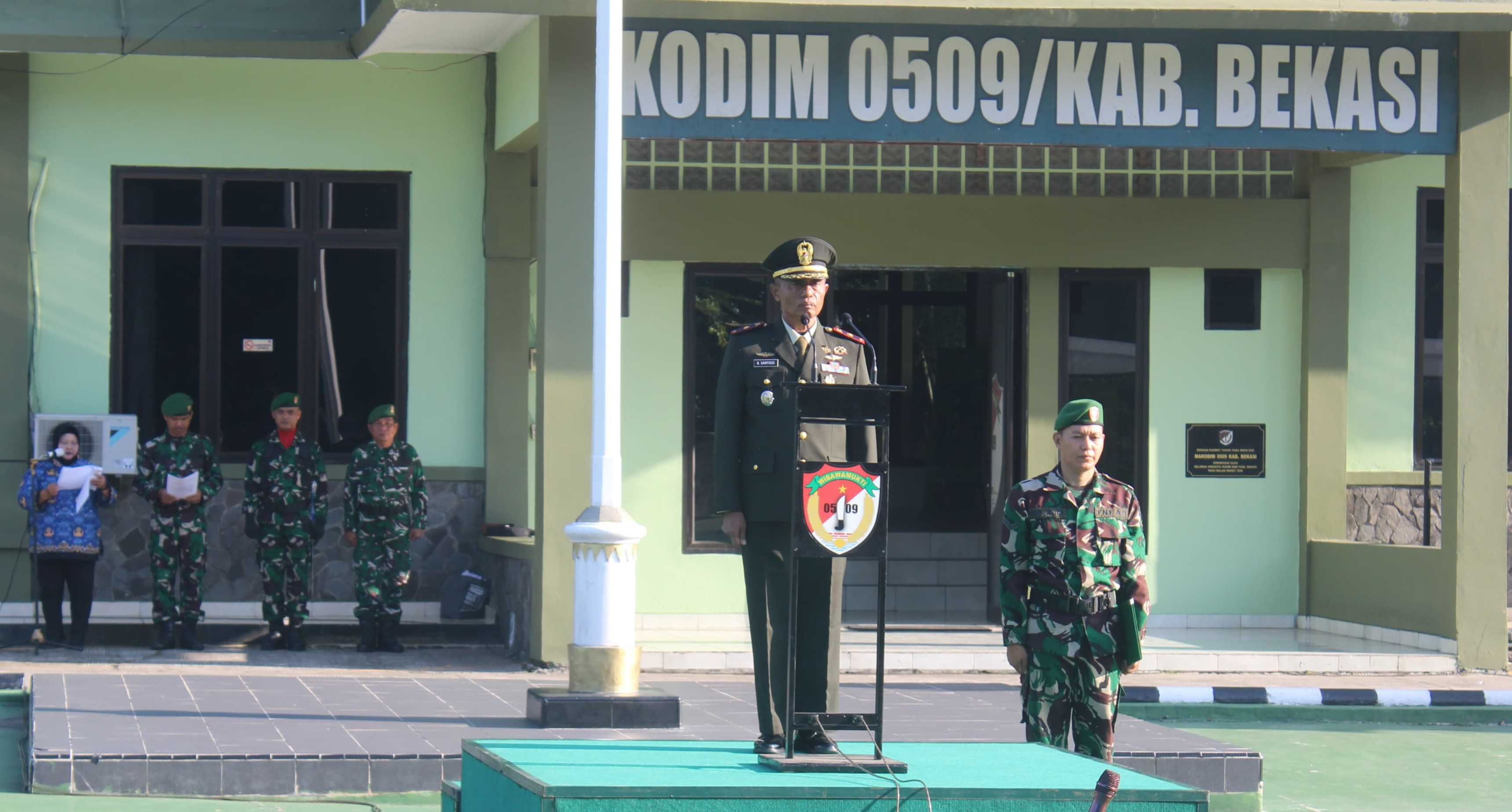 Upacara Hari Kesaktian Pancasila 2025 Di Makodim 0509 Bekasi Berlangsung Khidmat