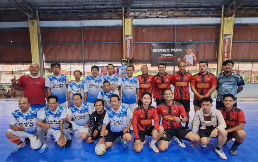 Sukses ! Laga Persahabatan PWI Mojokerto dan Polres Mojokerto