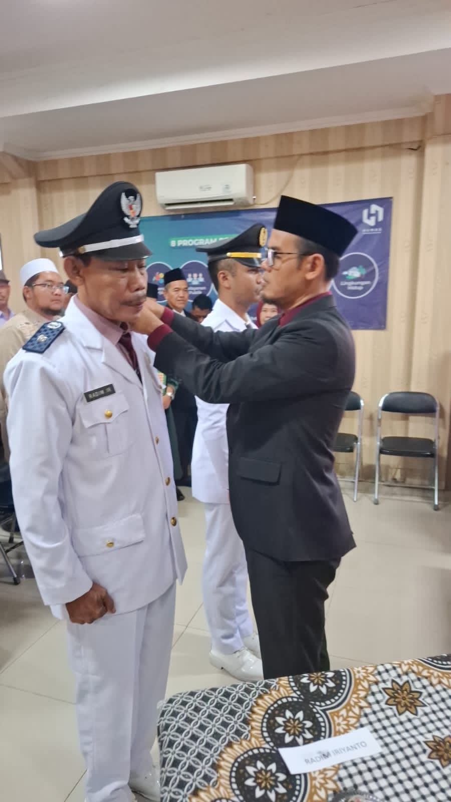 Muspika Kecamatan Pebayuran Gelar Pelatikan Kades Sumbereja Dan Karangsegar, Pesan Kebersamaan & Kewaspadaan Disampaikan