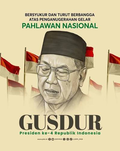 Gus Dur: Dari Santri Hingga Presiden RI, Kini Sandang Gelar Pahlawan Nasional – Kontribusi Nyata untuk Indonesia
